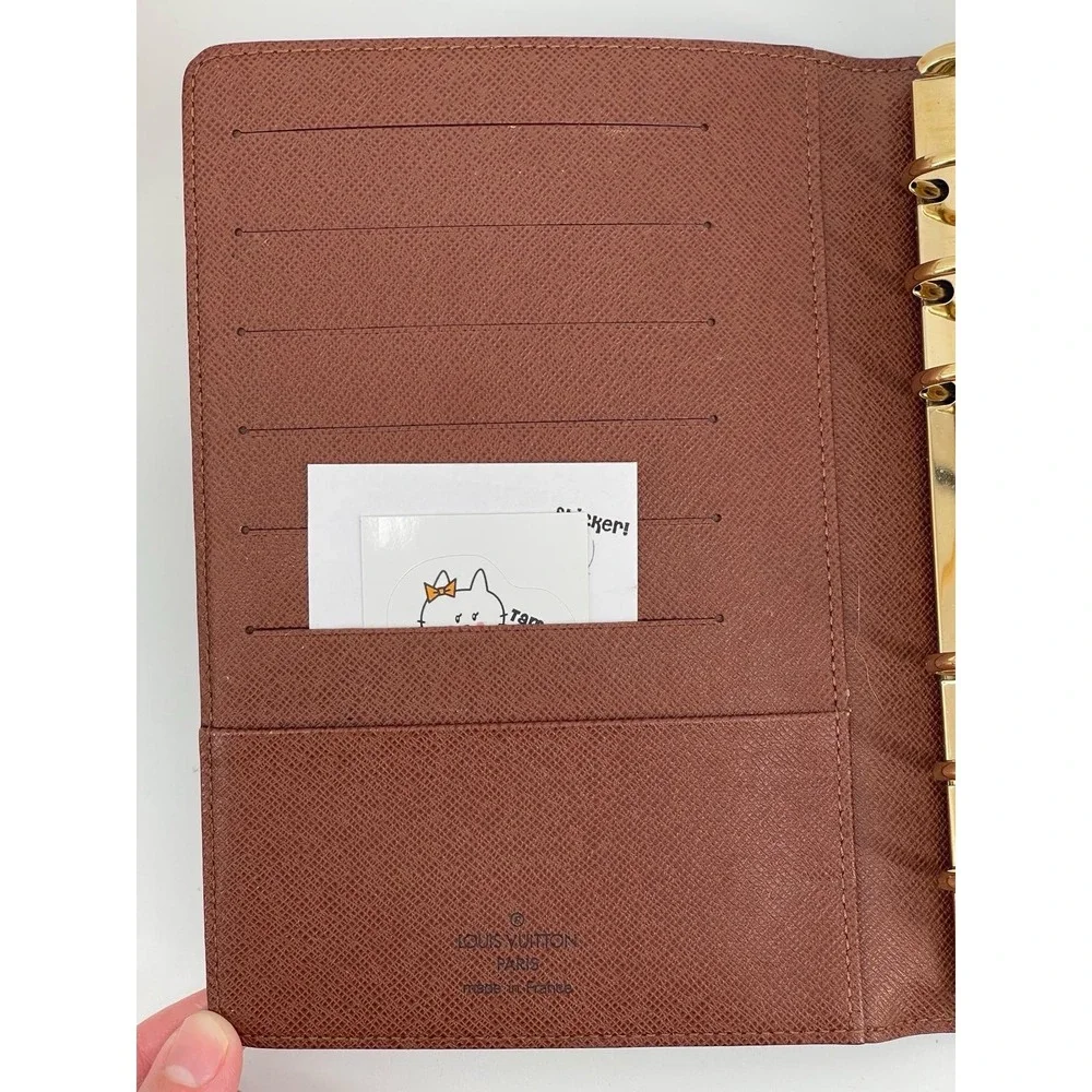 Louis Vuitton Monogram Agenda PM Planner Organizer w/ Box Dust Bag Auth